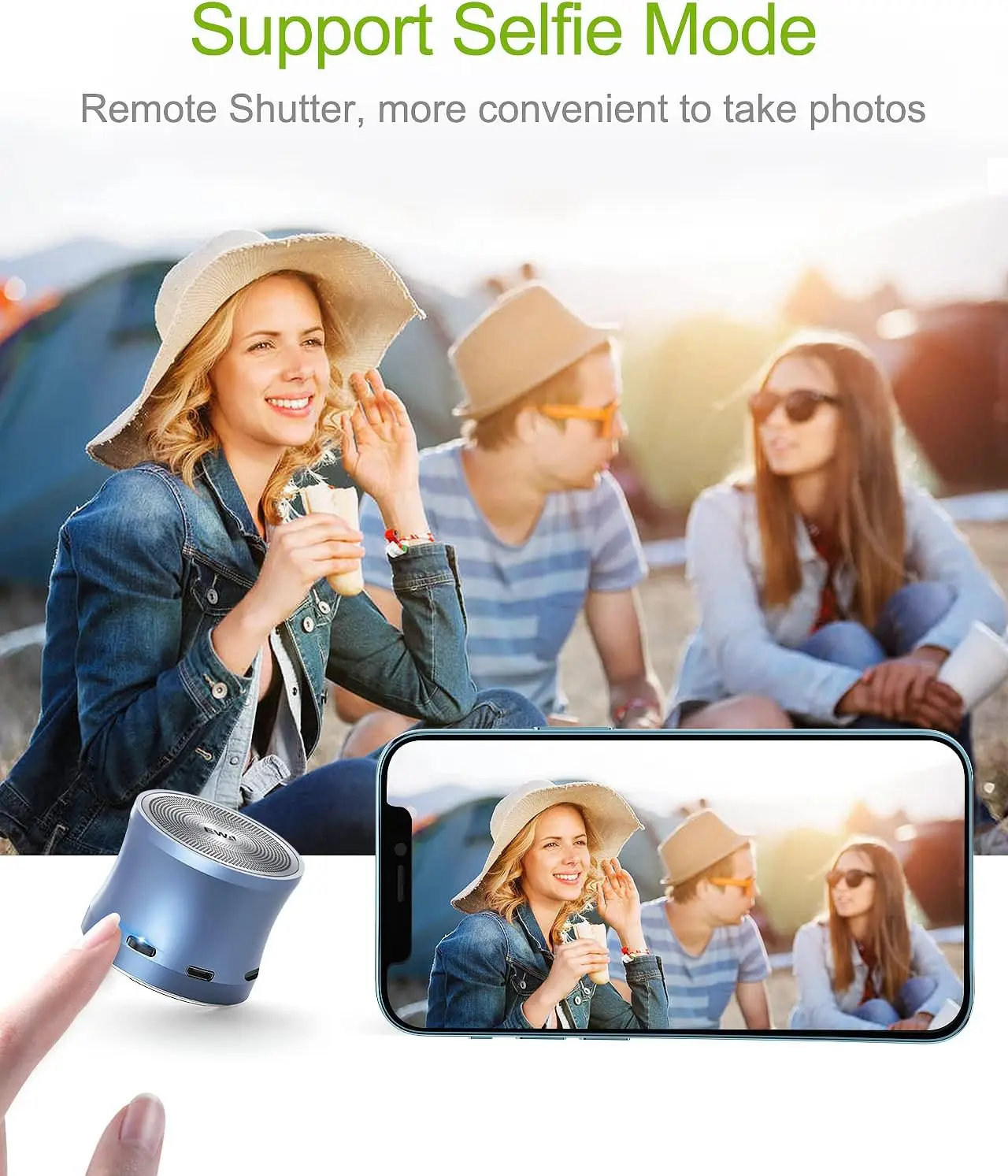 EWA Bluetooth speaker box 5.0 bluetooth portable sound Perfect Travel Wireless Speaker for Home Hiking and More