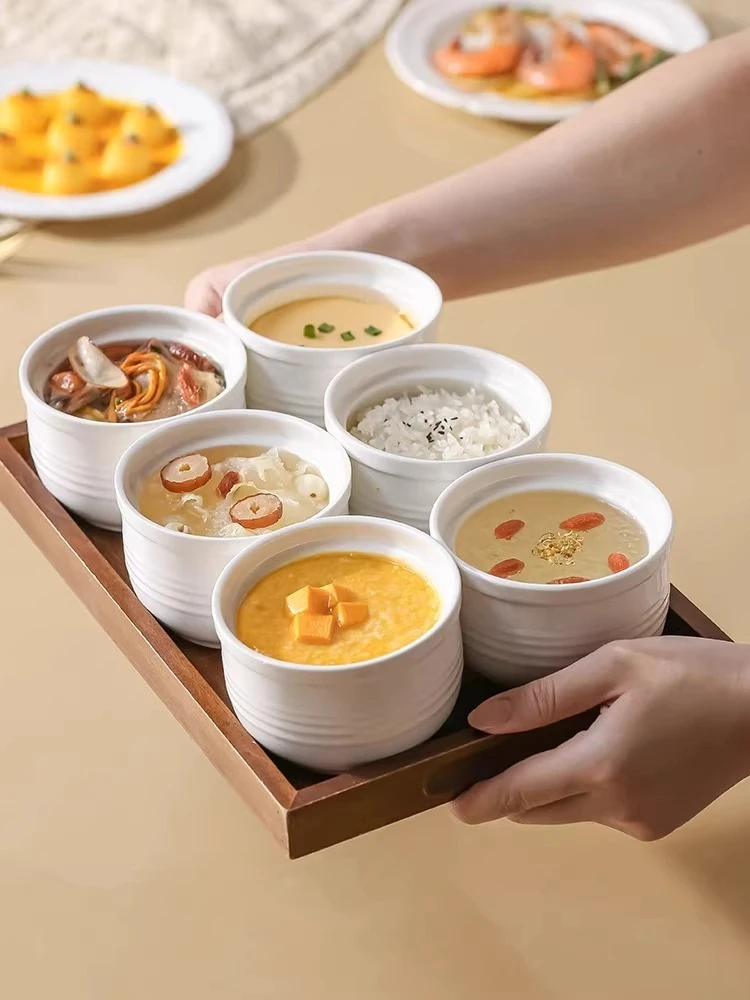 Electric Steamer Ceramic Stew Pot Household Automatic Household Three-layer Cooking Stew Pot