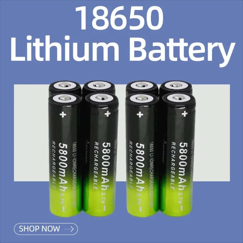 Batteria al Litio 18650 3.7V 5800mAh Ricaricabile
