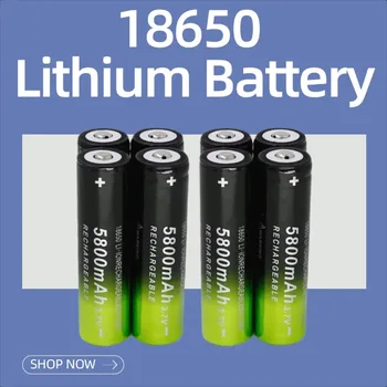 Batteria al Litio 18650 3.7V 5800mAh Ricaricabile