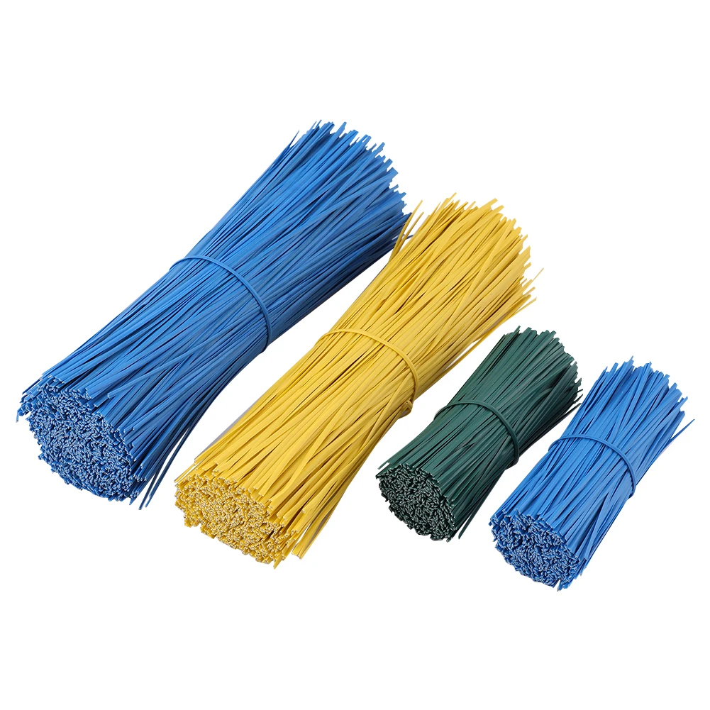

100Pcs 10/20/30cm Flat Gardening Cable Ties Vines Climbing Plant Fixing Rope Telephone Line Tie Rope Reusable