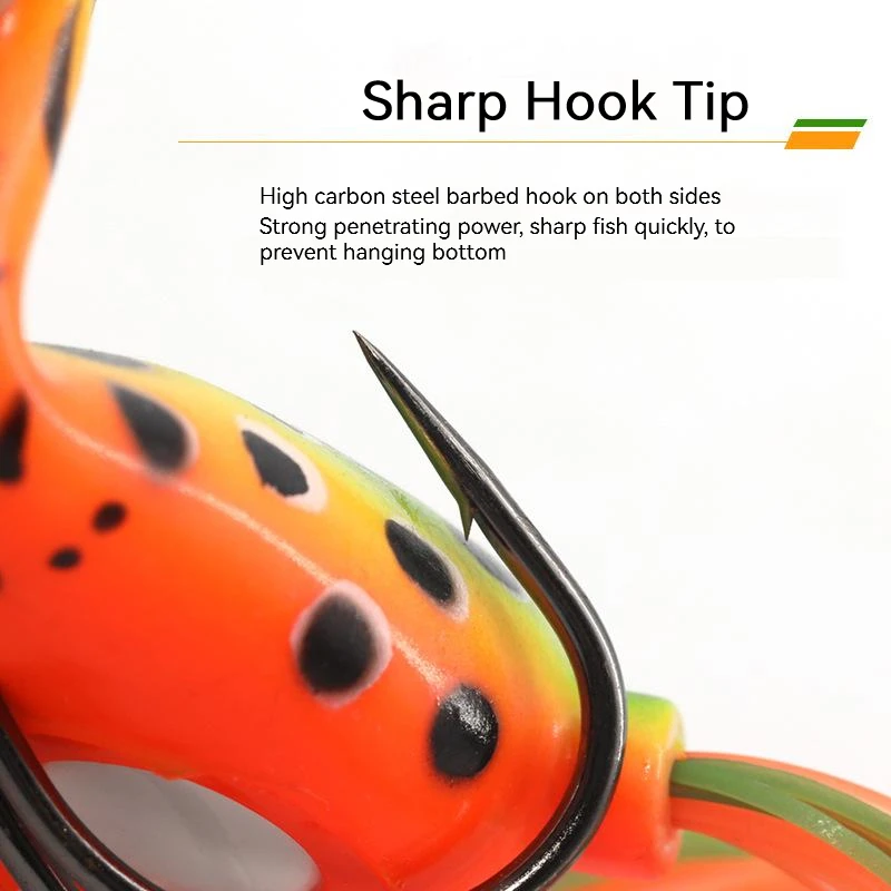 Frog Fishing Lures Gamakatsu Hook Long Cast Topwater Artificial Bait 16g Tractor Popper Lure Catch Pike Snakehead Fish Bass - 5