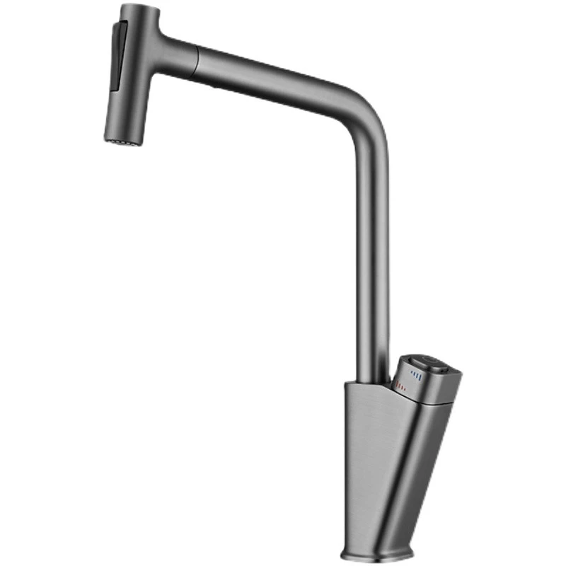 Pull Out Type Kitchen Faucets Brass Sink Mixer Taps Hot & Cold New Push