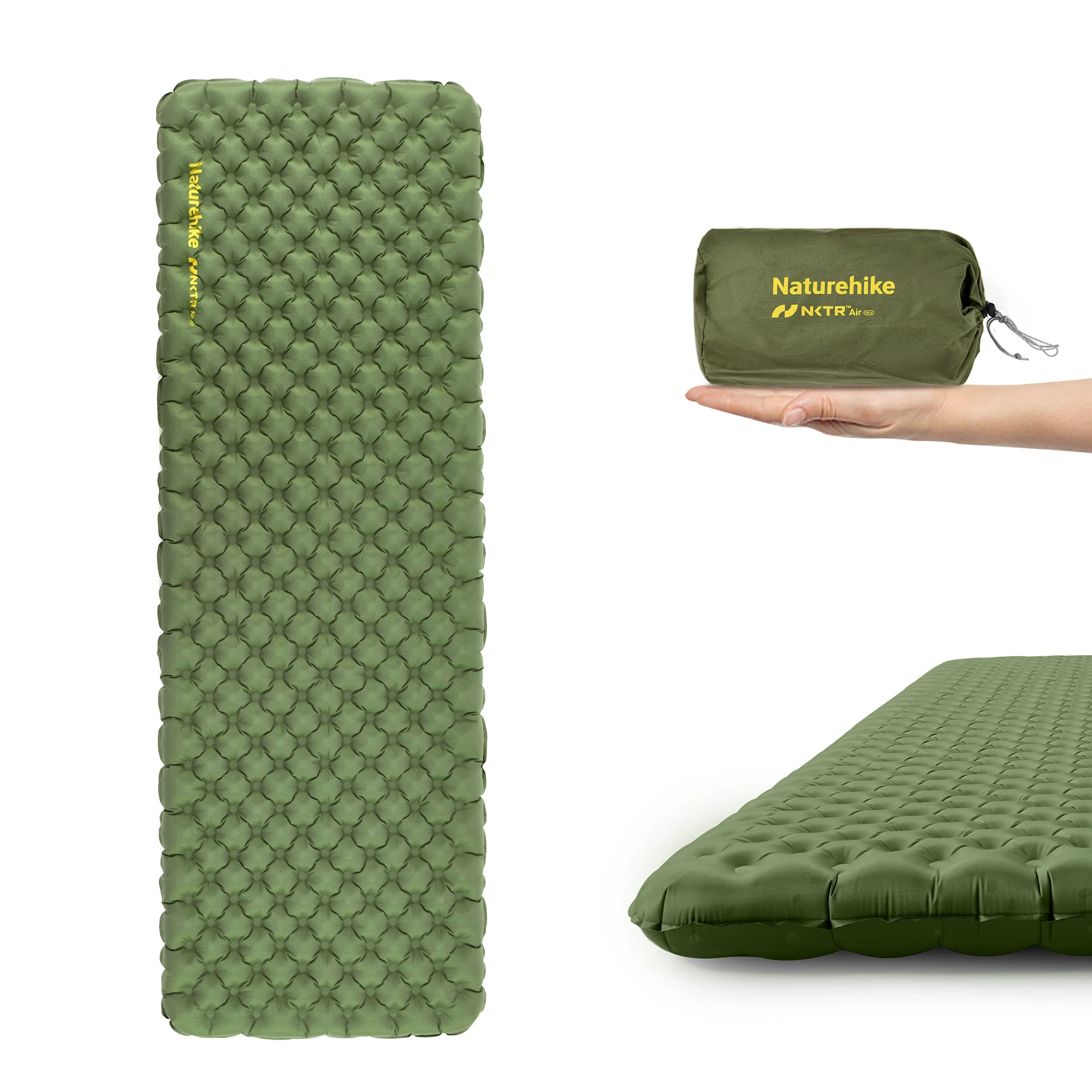 Description Picture 2 of itemNaturehike 4.6 R Value Ultralight Air Mattress Camping Hiking Climbing Sleeping Pad Outdoor Inflatable Mat Cushion Travel Bed