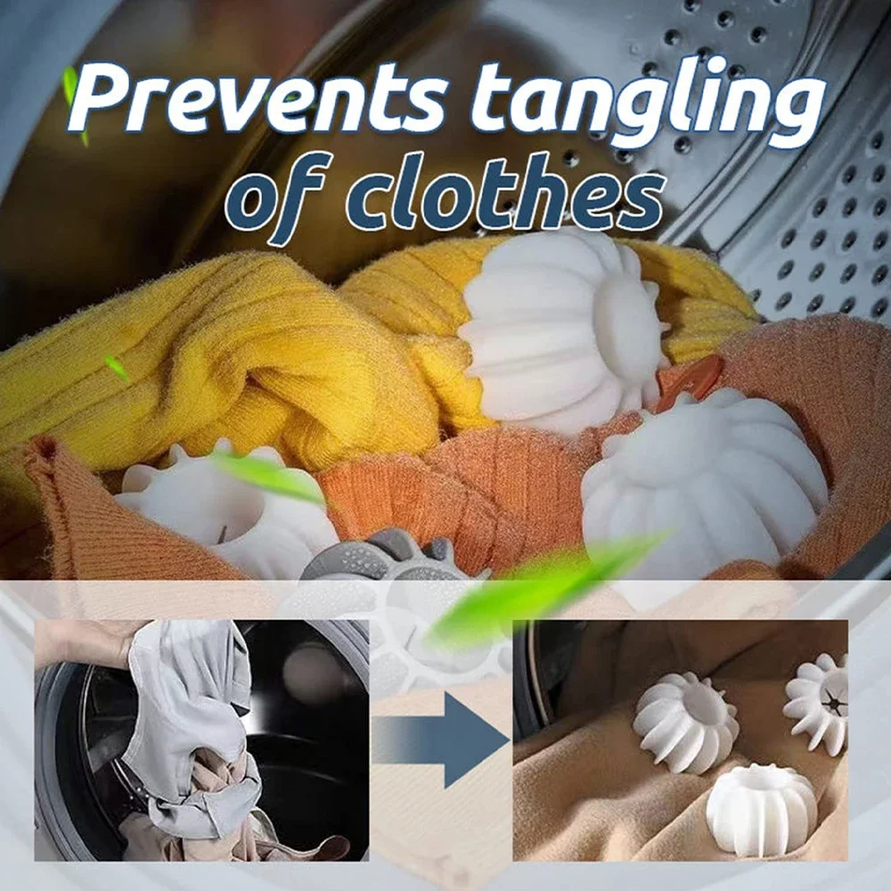 Laundry Ball Reusable Silicone Clothes Hair Cleaning Tools Pet Hair Remover Washing Machine Cat Catcher
