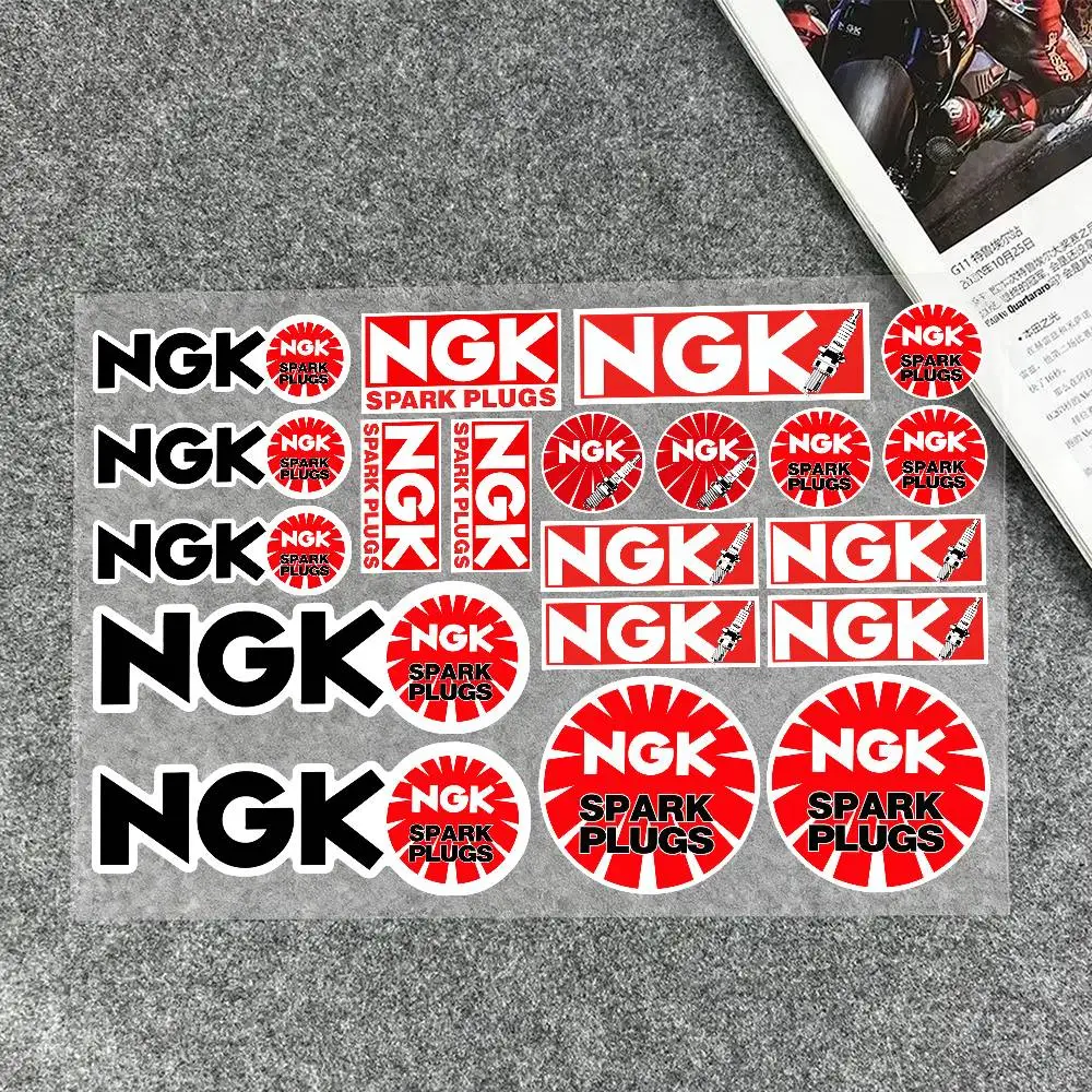 Ngk 반사형 오토바이 스티커용, 어두운 곳에서 밤에 사용하는 3M 안전 경고 스쿠터 헬멧
