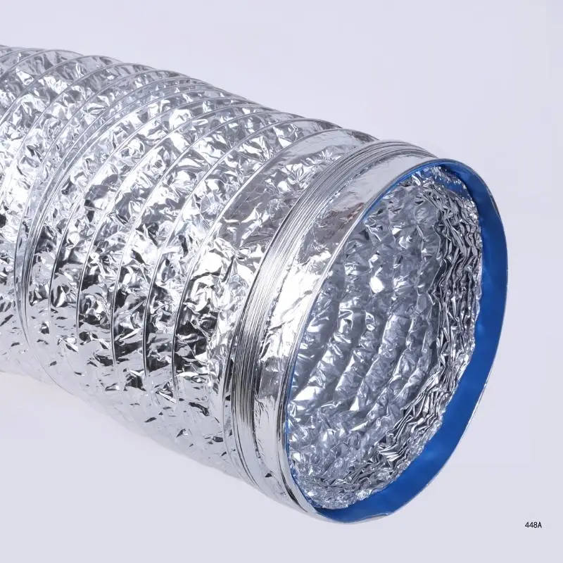 

Aluminum Hose Inner Diameter 8Inch Flexible 1.5/3Meter Pipe Ventilation Ducting Vent Hose Dryer Vent