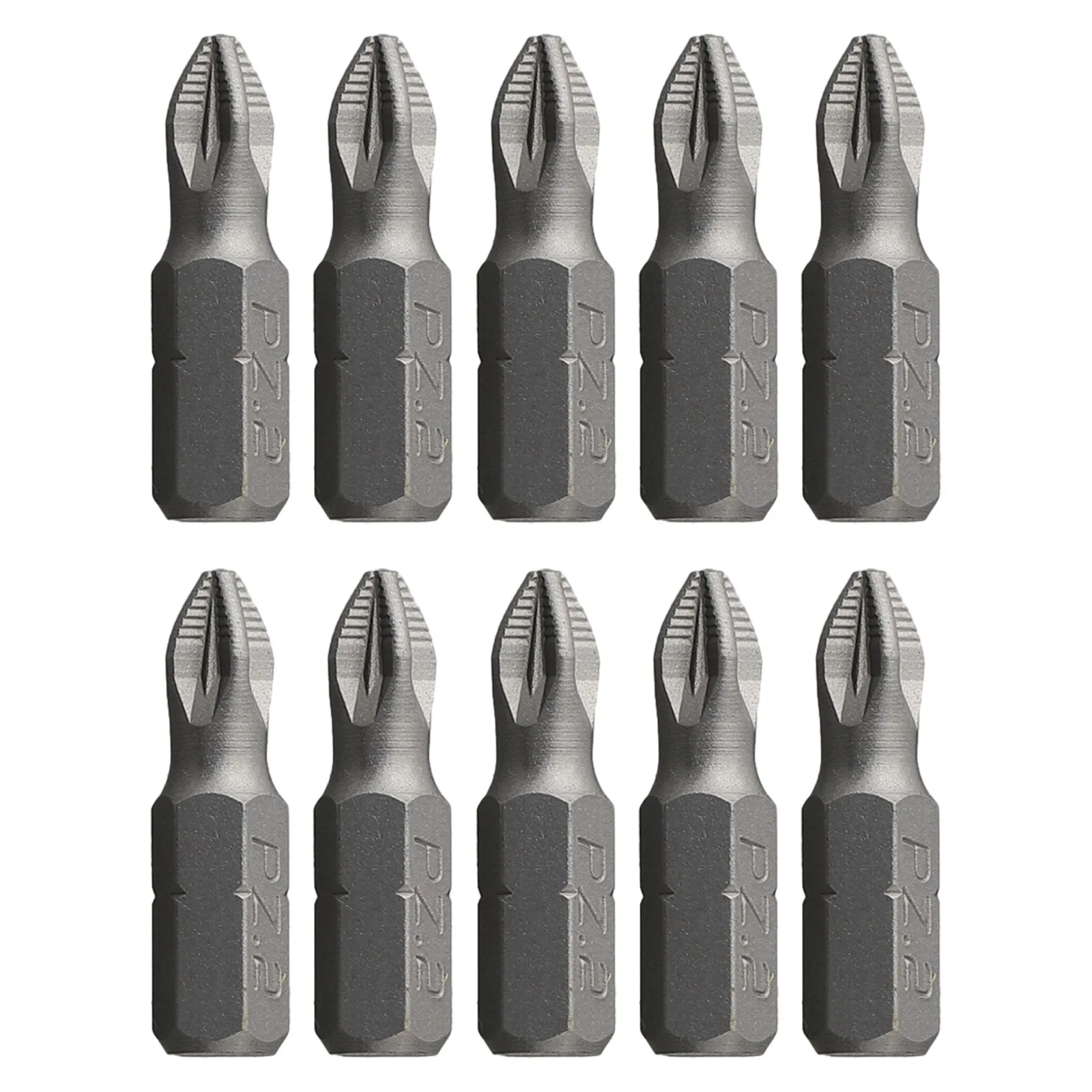 10 Stück 25mm Rutschfester Elektrischer Sechskant-Magnet-Schraubendreher-Bit-Satz Sechskant-Schraubendreher-Bits PH1 PH2 PH3 PZ1 PZ2 PZ3 – Detail 3