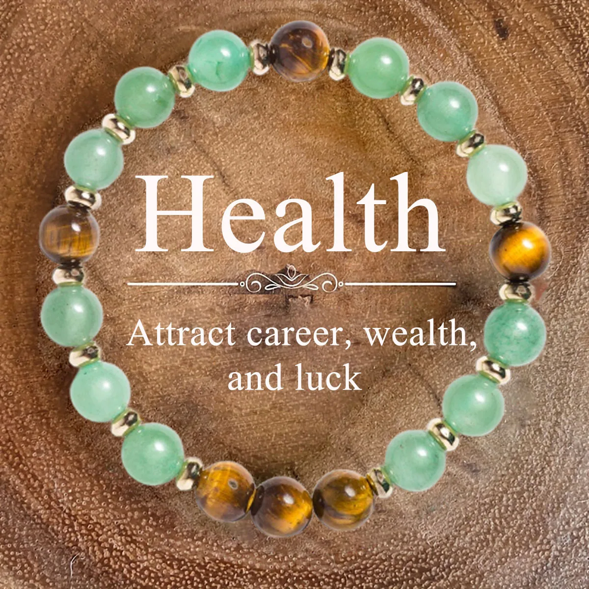 Natural semi-precious stone bracelet for fortune