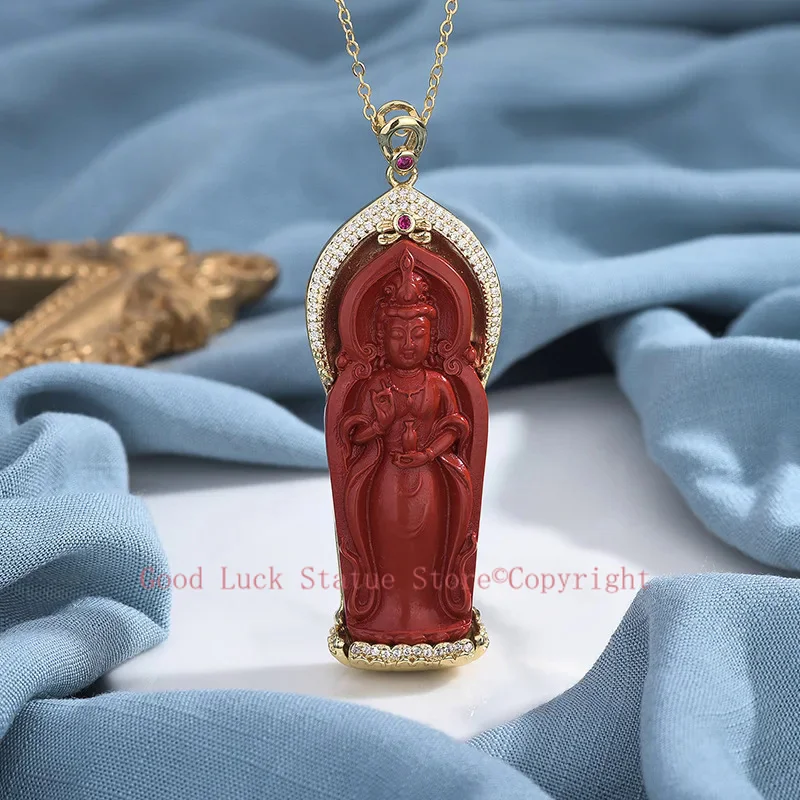 

Asia Buddhism Taoism GUAN GIN PU SA BUDDHA Amulet Pendant buddha safety Exorcise evil spirit bring good luck talisman