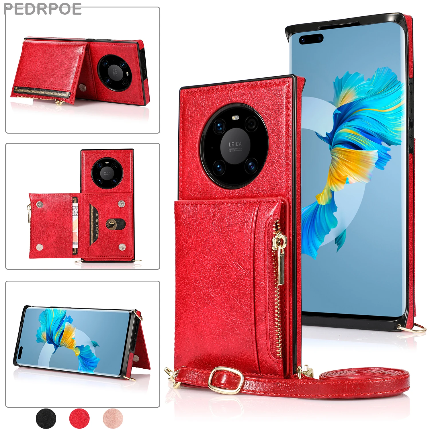 

Кожаный чехол для Huawei Mate 40 Pro Mate30 Mate20 P40 P30Lite