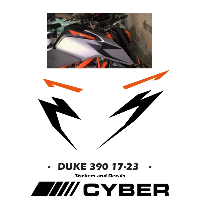 For KTM Duke 390 250 17 18 19 20 21 22 23 Motorcycle Fairing Shell Sticker Decal Full Car Stickers Big R Sticker Duke390 250