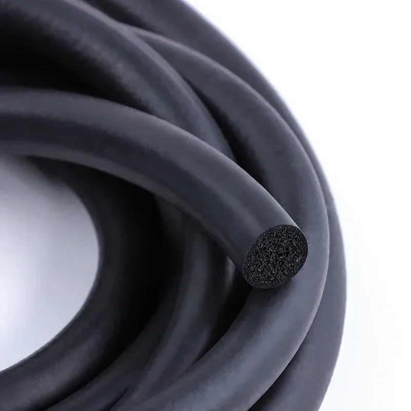 Sealing Strip 1~5m EPDM Sealling Strip Foamed Rubber 2/3/4/5/6/7/8/9/10/12/14/16/18/20mm Sound Proofing Dustproof O Type Round Seal Strips