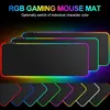 1 Pcs Large Gaming Mouse Pad Light Modes Touch Control Extended Soft Computer Keyboard Mat Non-Slip Rubber Base 4