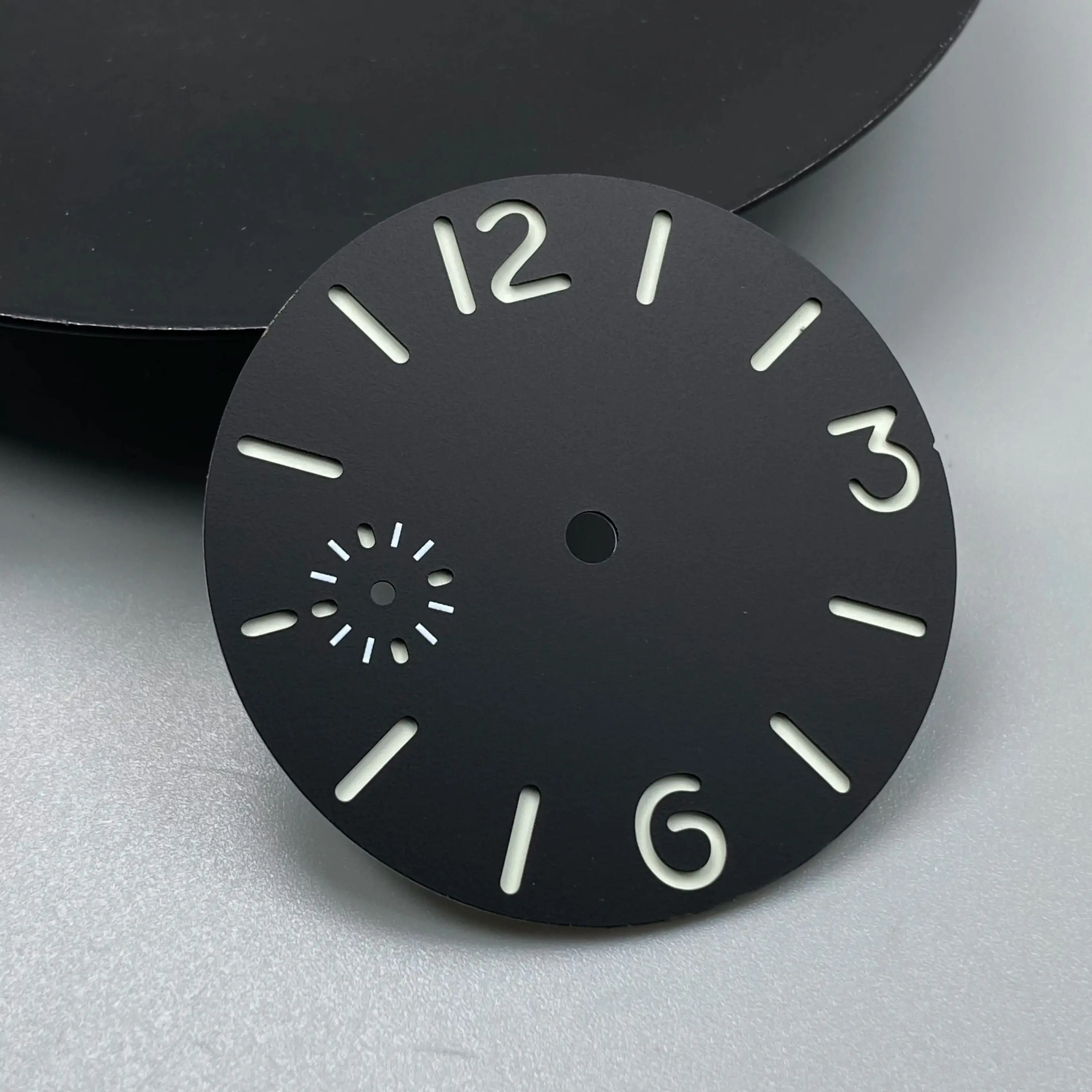 Green Luminous Watch Dial Face - 34.5mm/36mm - Premium Replacement Accessory