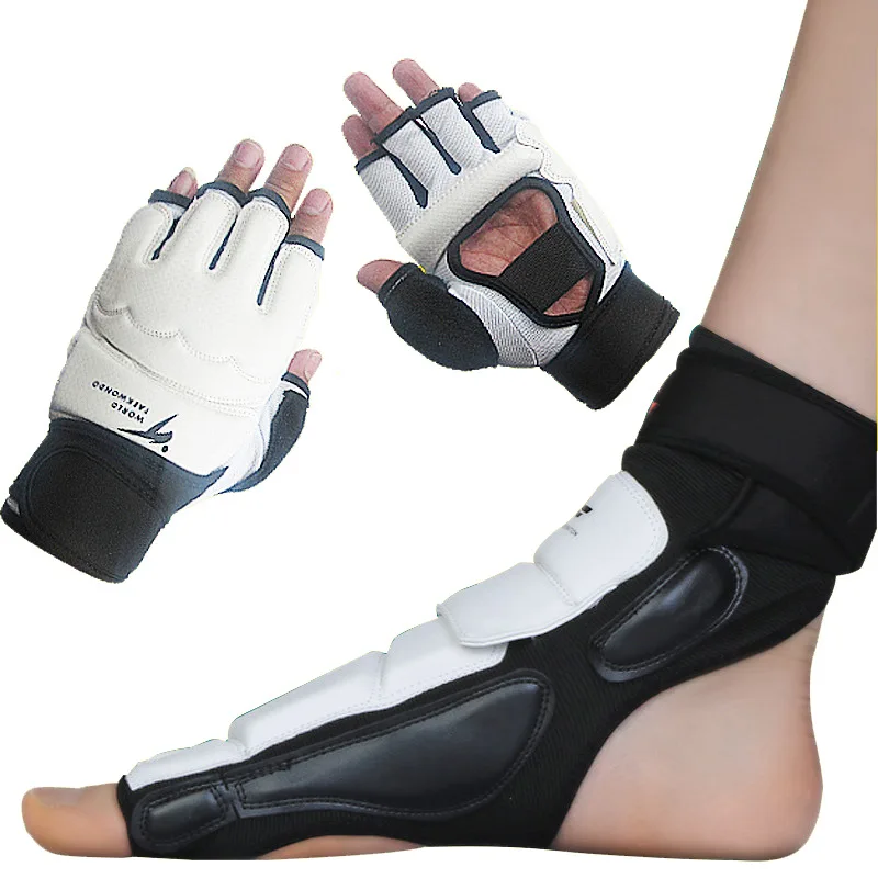 

Taekwondo Handguard and Banket Sanda Training Match Protective Gear Foot Protector for Adults Children WTF Kickboxing Equipment