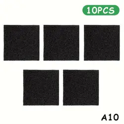 Activated Charcoal Odor Eliminating Adhesive Filter Sponge Set (A10)