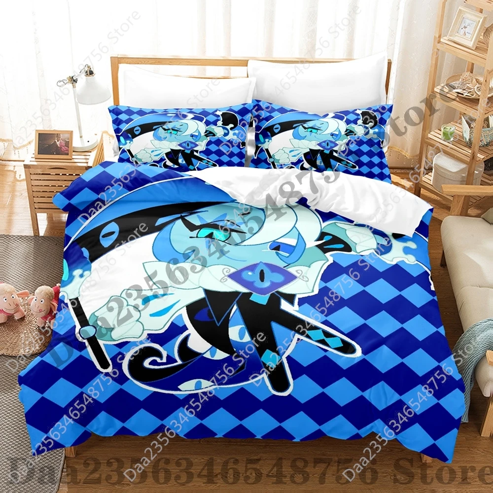 New Game Shadow Milk Cookie Bedding Set Single Twin Full Queen King Size Bed Set Adult Kid Bedroom Duvetcover Sets Anime Bed 3