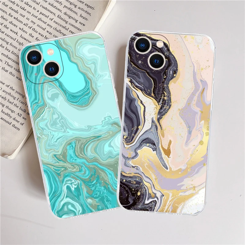 Painted Personalized Fashion Phone Case for iPhone 13 11 Pro 12 Mini MAX X XR XS 8 7 Plus 6 6s Liquid Silicone Black Cover Coque iphone 12 lifeproof case