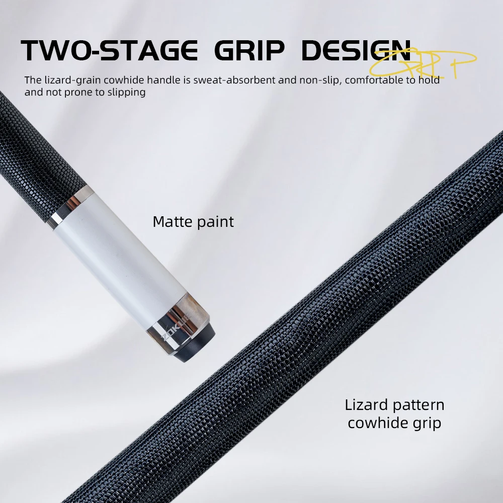 ZOKUE Elite Series Carbon Fiber Pool Cue Low Deflection Full