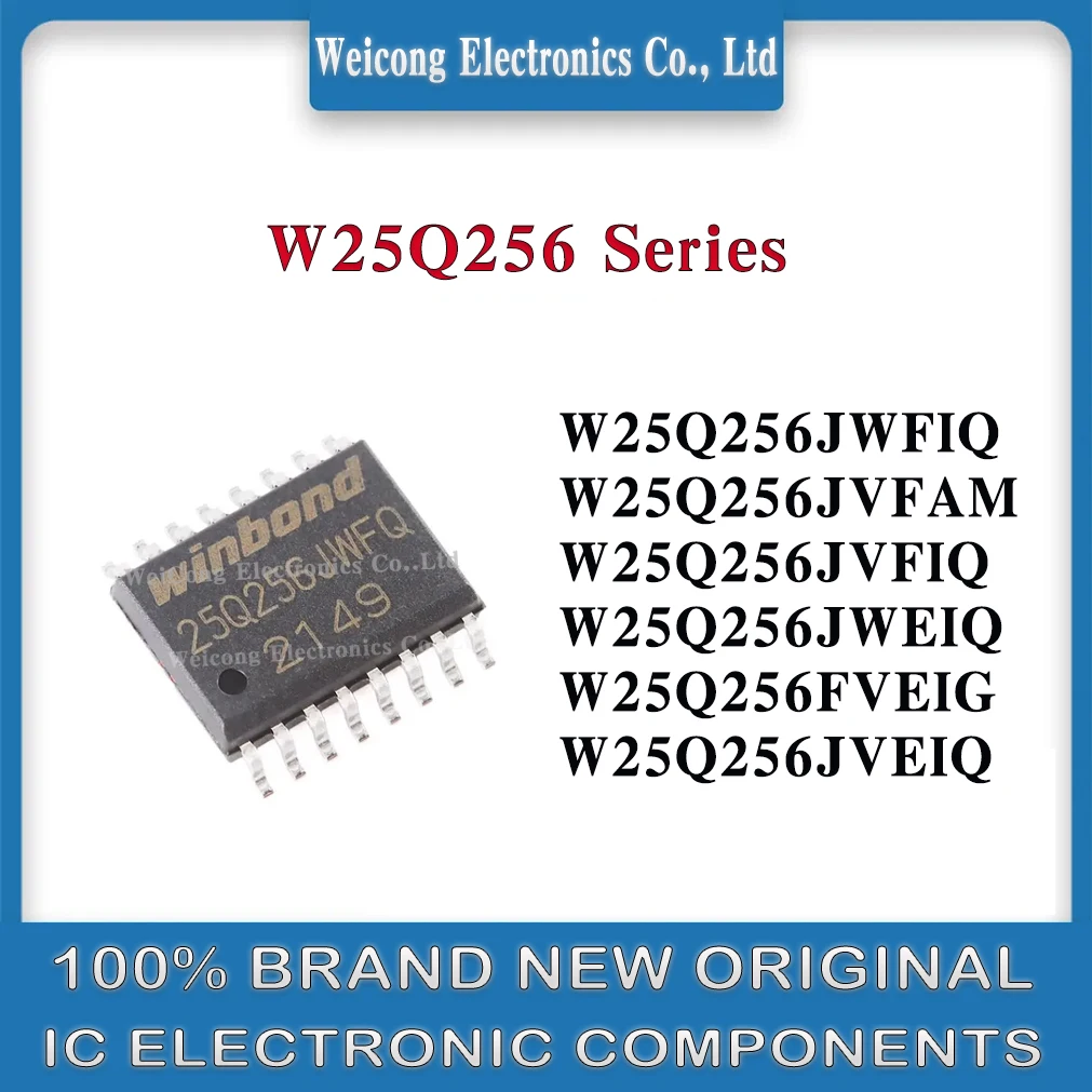 

25Q256JWFQ 25Q256JWEQ 25Q256FVEG 25Q256JVEQ W25Q256JWFIQ W25Q256JVFAM W25Q256JVFIQ W25Q256JWEIQ W25Q256FVEIG W25Q256JVEIQ Chip