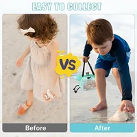 Dinosaur Beach Shell Bag Kids Beach Toys Playing Water Sand Crab Mesh Storage Shell Collecting Bag Beach Party Toys Accessories 2