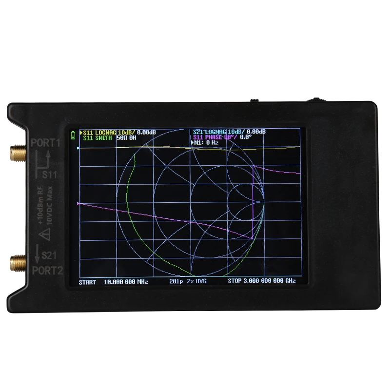 3.95" Touch Screen LiteVNA64 50KHz ~ 6.3GHz LiteVNA Vector Network Analyzer VNA HF VHF UHF Antenna Analyzer + RF Demo Kit 2