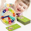 Clock model, mathematics, kindergarten clock teaching aids, children, primary school students, first and second grade, time cogn 3