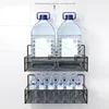 Wall-mount Bathroom Shelf Shower Shampoo Rack Toilet Accessories Kitchen Free Punch Condiment Storage Basket Bathroom Organizer 5