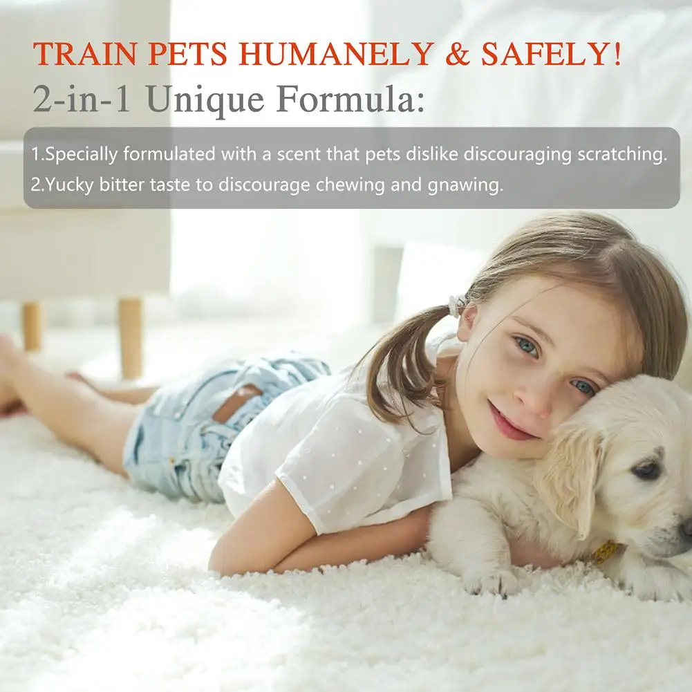 Pet Anti-Chew Bitterness Spray dog effective training Pets aid Training Behavior spray 50ml Bitter R0A7