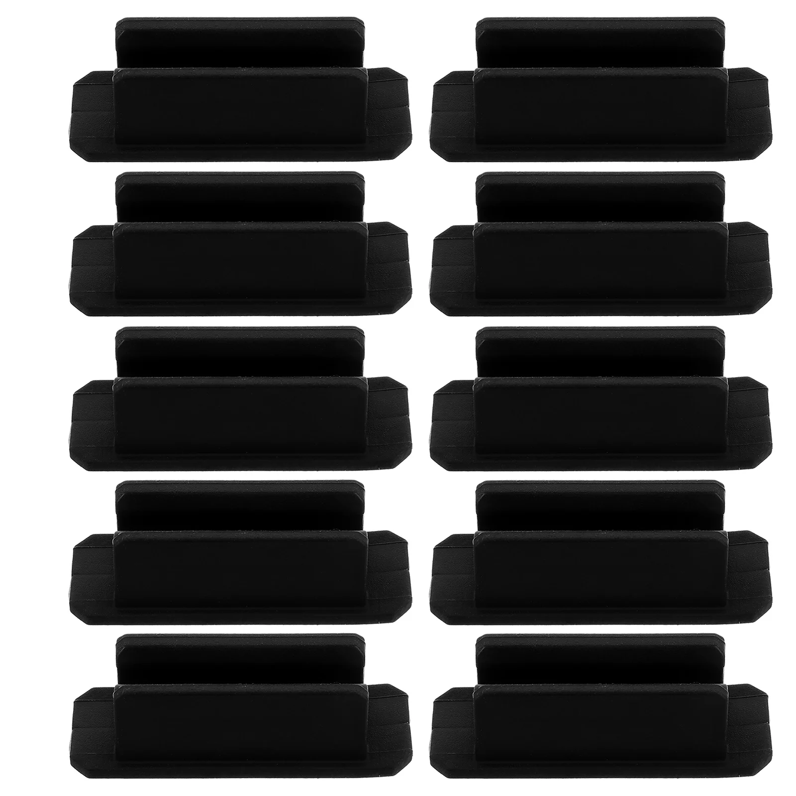 

10 Pcs Desktop Silicone Pen Cover Office Accessories Pencil Clip Clamp Clips Buckles Fixing Holder Portable