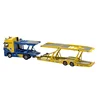 1:64 Scale Model Car Alloy Diecast Benz Unique Model × Tiny Double Decker Car Trailer LHD Diecast Model Car for Girl Boy Gifts 4