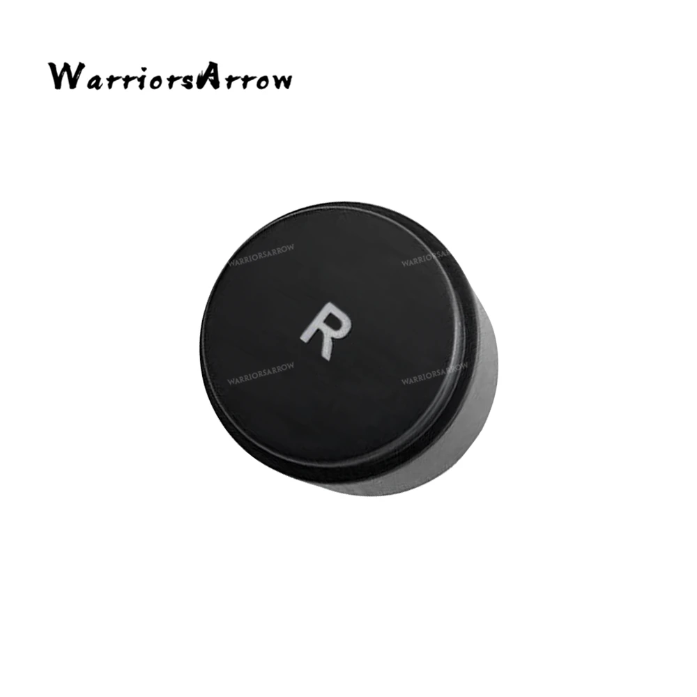 

WarriorsArrow Center Console R-Key Button Switch Cover Cap Black Plastic For Ferrari California 2009-2017