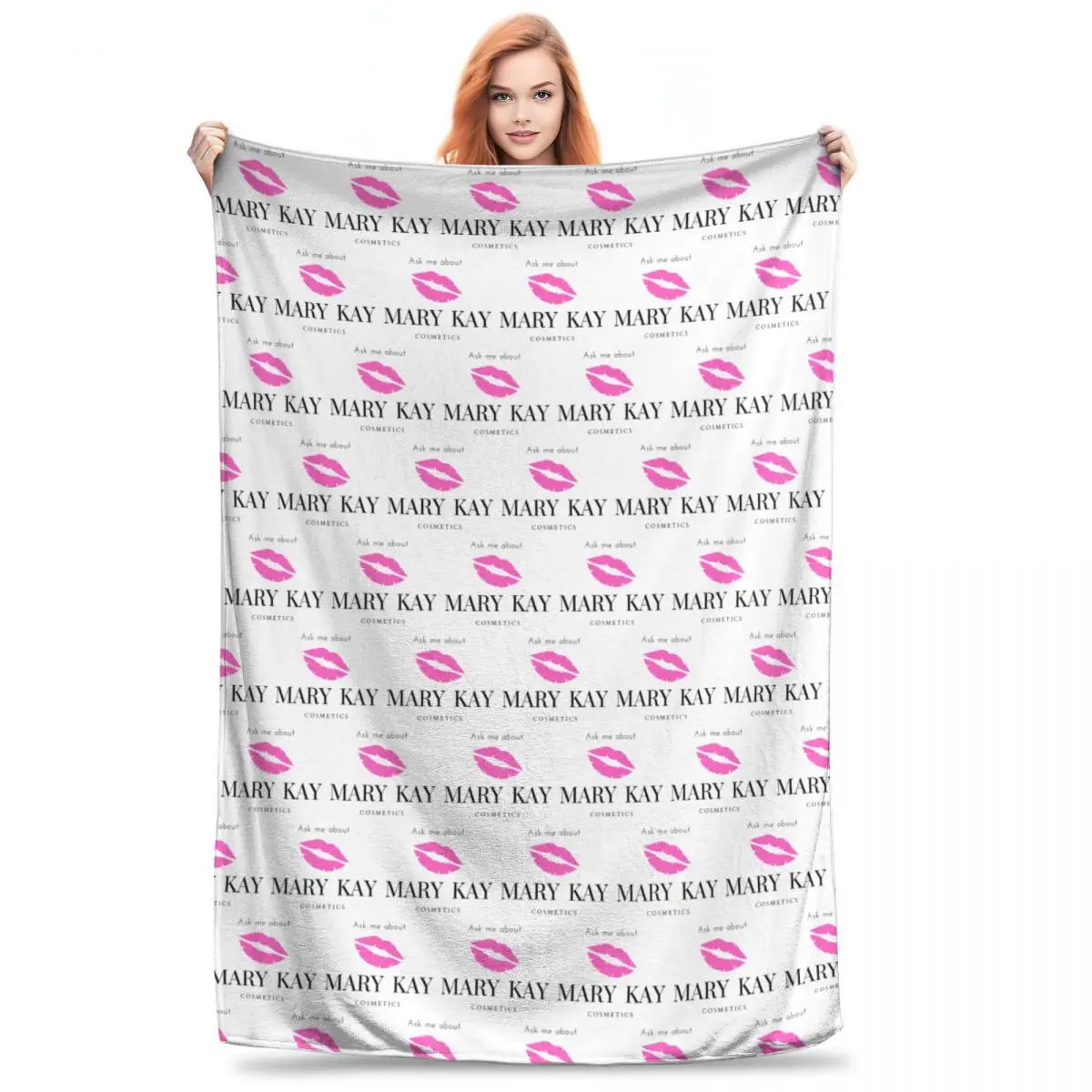 Ask Me About Mary Kay Blankets Flannel Lightweight Sofa Throw Blankets For Home Bedroom Travel Throws Bedspread Quilt 2