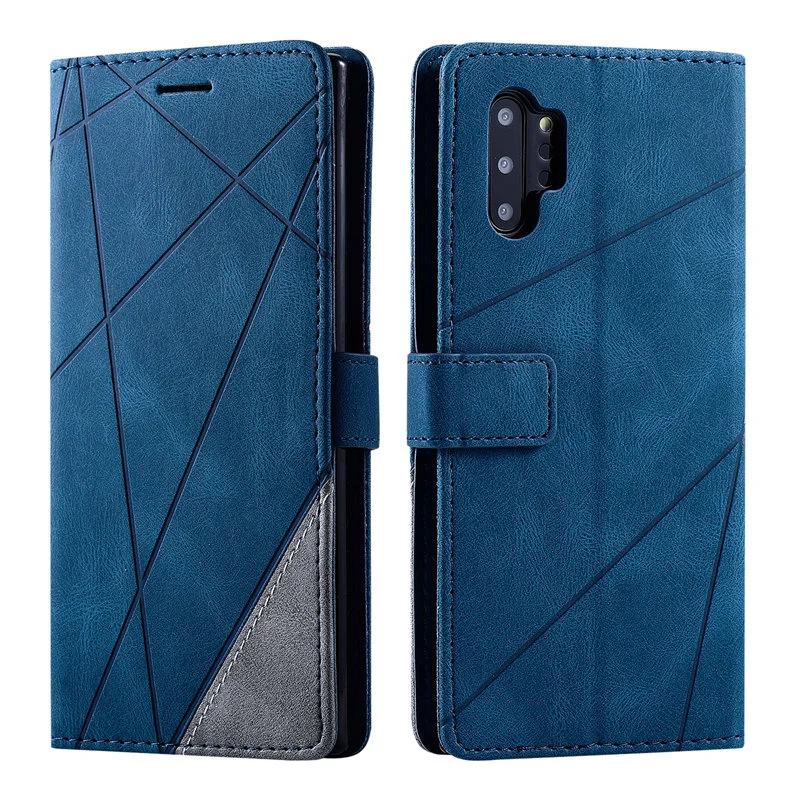 Atverčiamas odinis piniginės dėklas, skirtas „Samsung Galaxy S10 S10E S20Plus S20Ultra S20FE S21 S21Plus Note8 Note10Pro Note10Plus Note20Ultra“_voghion.com