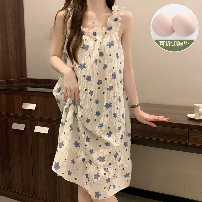 Jt skirt 4017Blue flowers