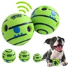 New Hot Wobble Wag Giggle Glow Ball Interactive Dog Attention Toy Fun Giggle Sounds Ball When Rolled or Shaken for Pet Dog Fun 1
