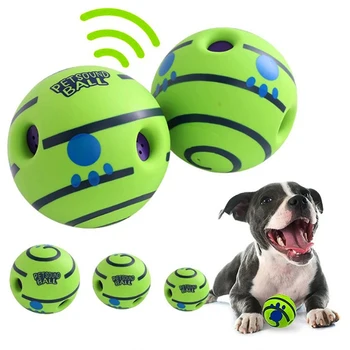 Wobble Wag Giggle Glow Ball – Interactive Sound & Light Toy for Dogs 1