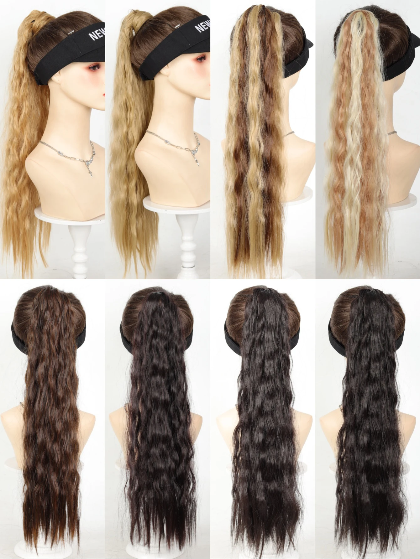 Synthetic Curly Ponytail Hair Extensions for Daily Party Use