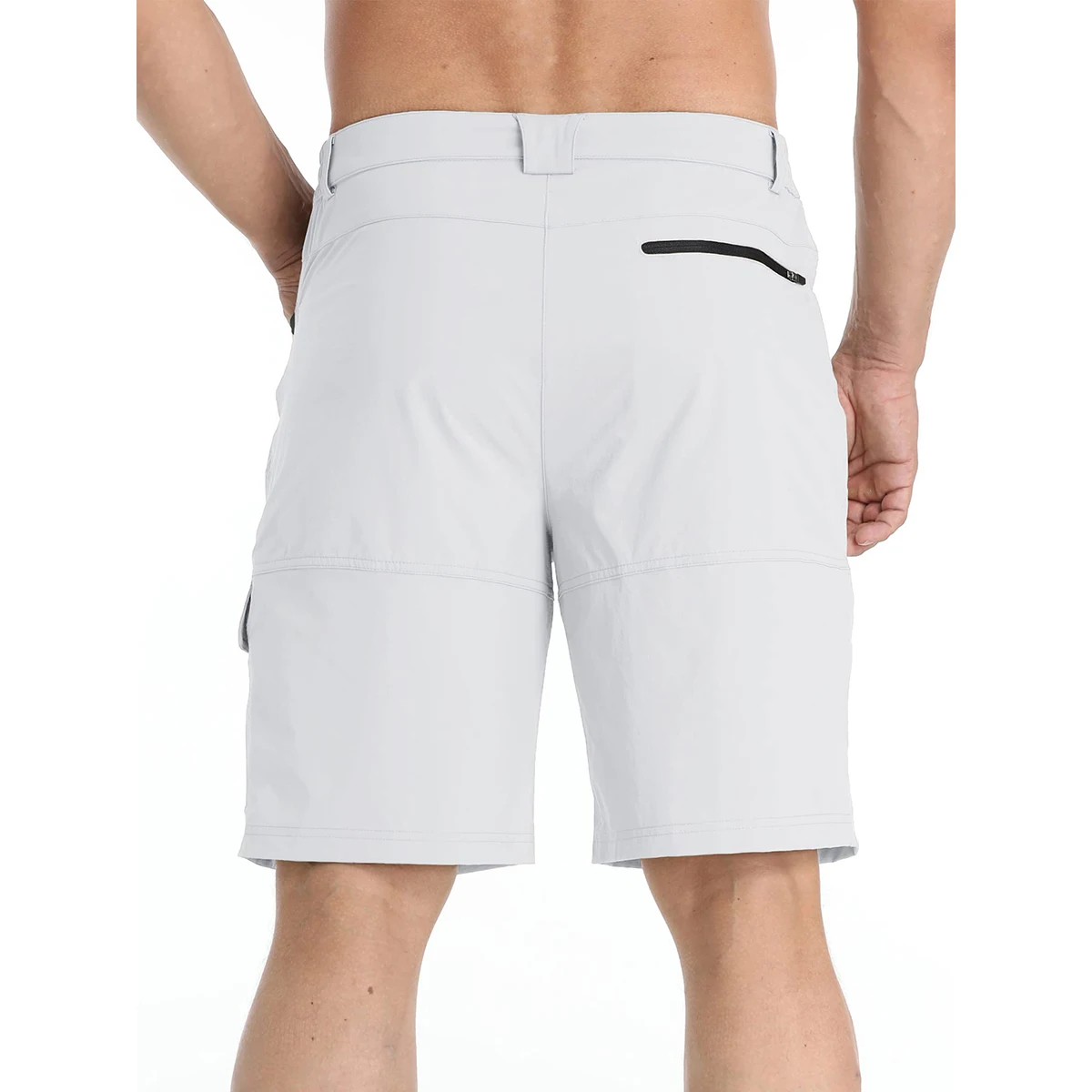 TACVASEN Wander-Cargoshorts für Herren, leicht, schnell trocknend, wasserabweisend, kurze Hose mit mehreren Taschen, Sommershorts für Herren – Detail 13