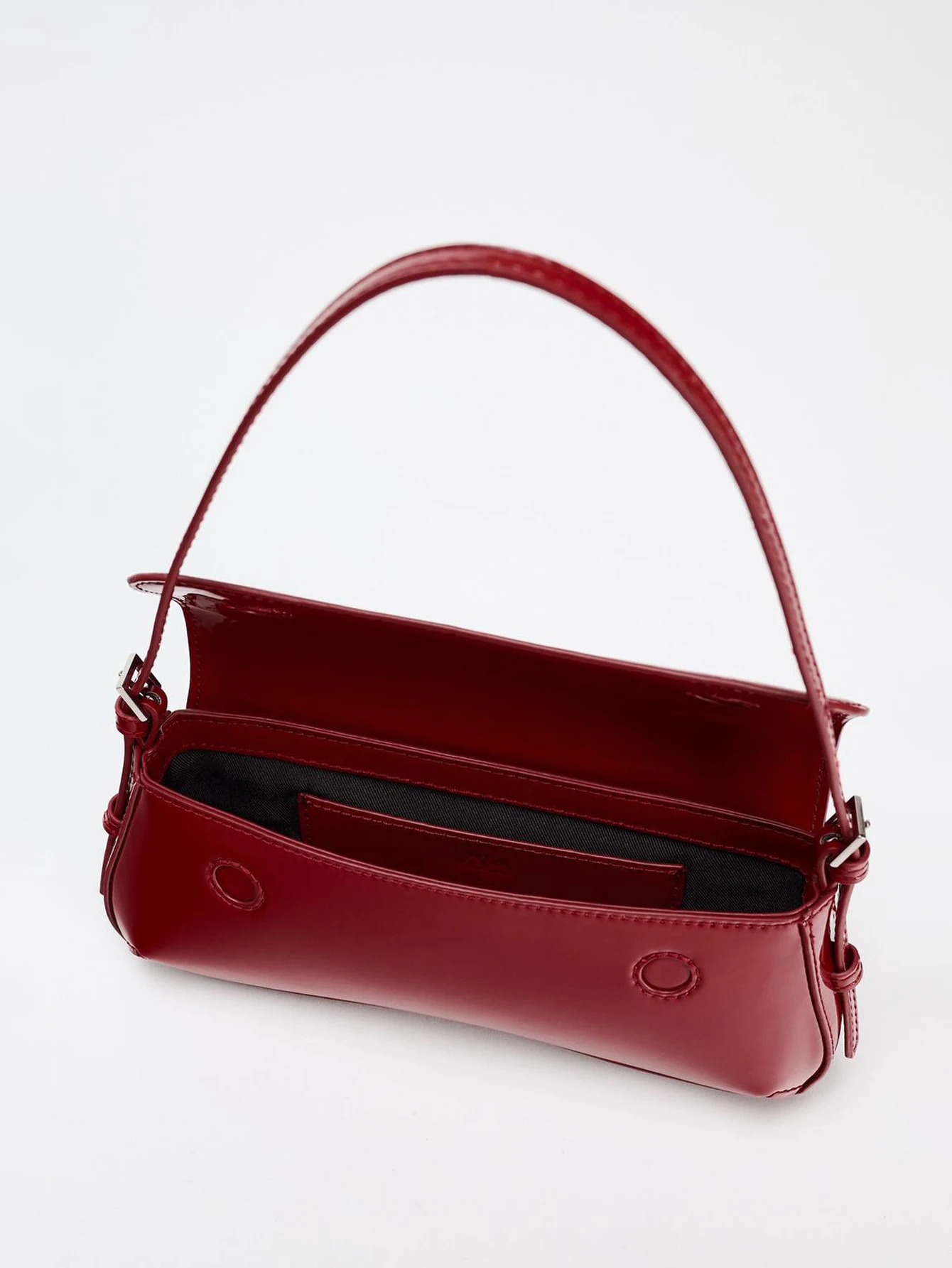 Red Baguette Underarm Bag New Fall 2024 Fashion simple