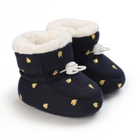 Winter Newborn Baby Cotton Booties Non-Slip Sole Toddler Boys Girls First Walkers Infant Warm Snow Boots 0-18Months  ﻿ 2
