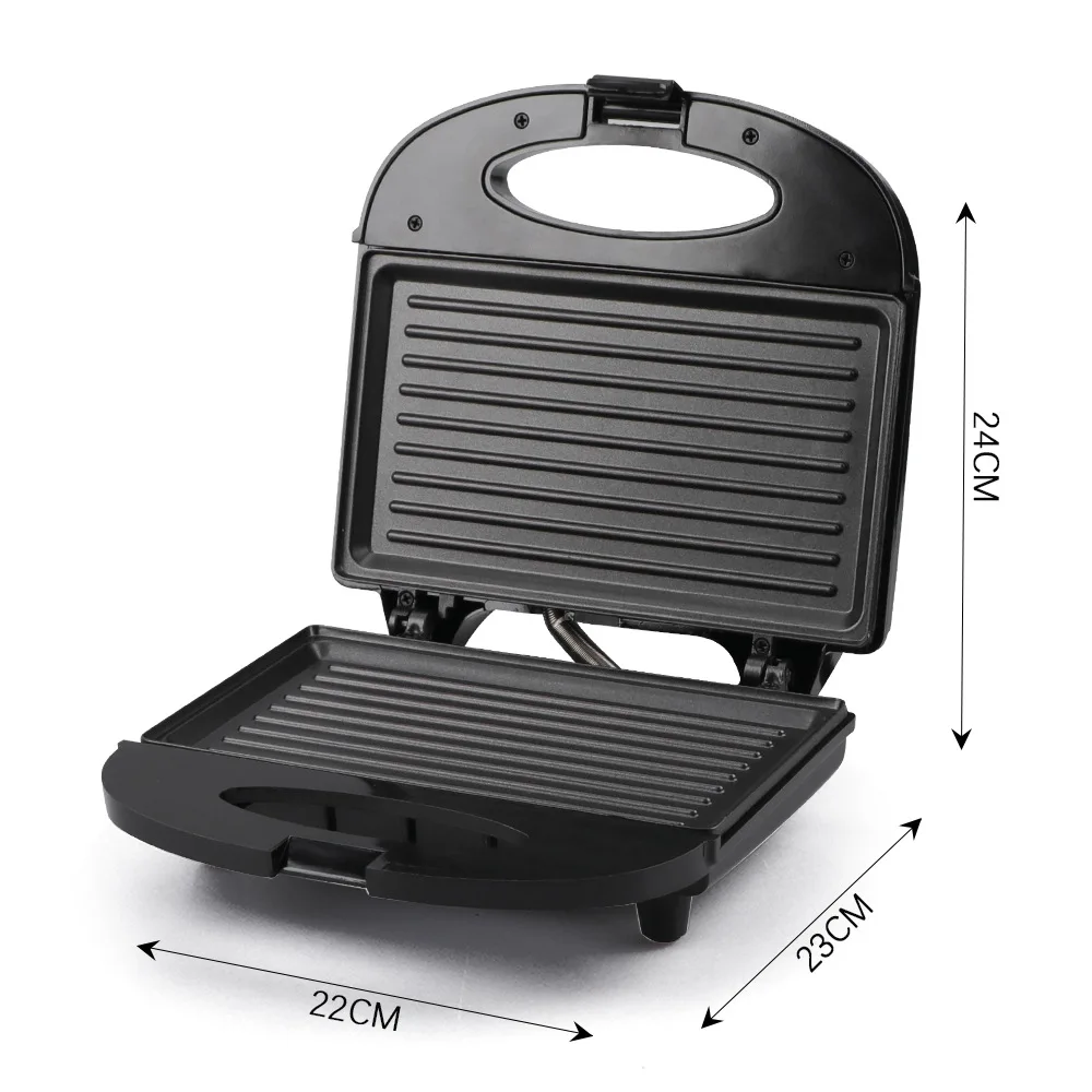 750W Electric Sandwich Waffle Panini Machine Multifunction Eggs Sandwich  Maker Mini Bread Grill Steak Frying Oven Waffle Iron EU