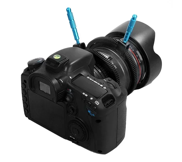 Adjustable Zoom Focusing Follow Focus Handle Scale Lever with Gear Ring For Camera Lens 49-82mm Grip For DSLR Camcorder Camera
