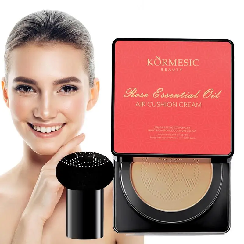 

Cushion Foundation Moisture Cushion Mushroom Cushion Moisturizing Hydrating Covering Blemishes For Wedding Party Great Gifts For