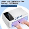 Rechargeable UV LED Nail Lamp Professional Nail Dryer with 69 Beads 4 Timers Settings Large Space and Auto Senso for Home Salons 5