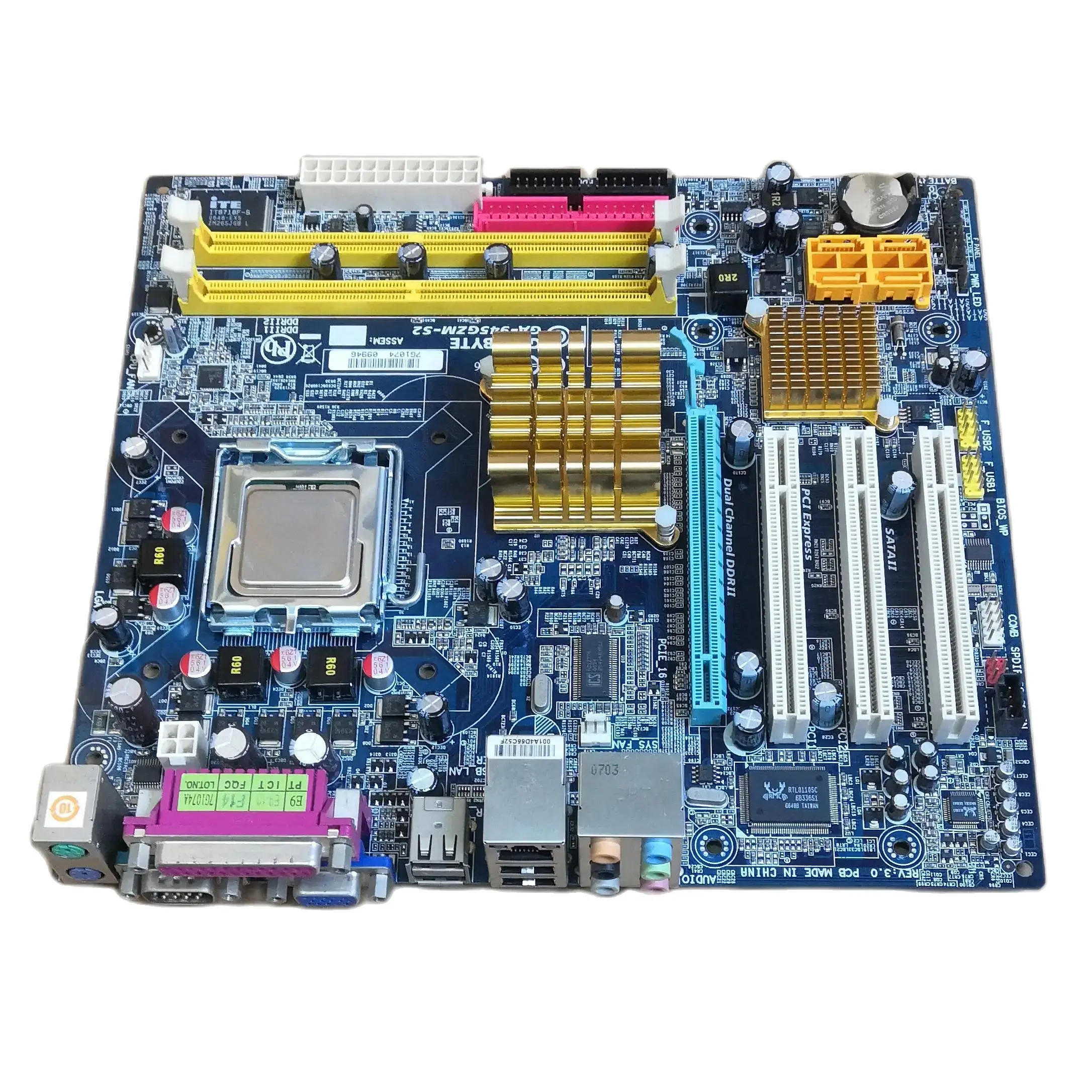 

For Gigabyte GA-945GCM-S2L/S2C fully integrated full interface industrial control motherboard GA-945GCMX-S2