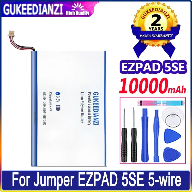 

Аккумулятор большой емкости запасная батарея для мобильного телефона 10000 мАч для смартфонов Jumper EZPAD 5SE с 5 проводами