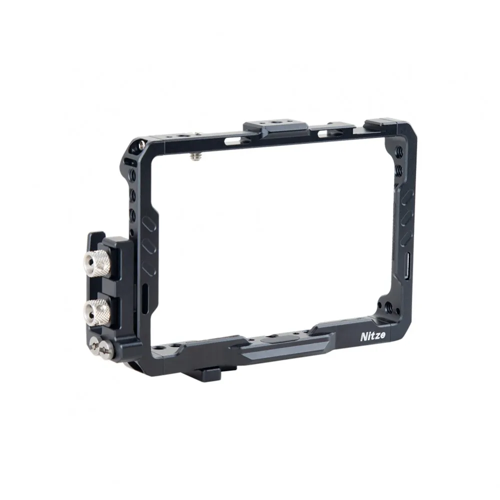 Gabbia Per Monitor Nitze E Morsetto Per Cavo Usb-C / Hdmi Per Blackmagic Video Assist 5 ''12G/3G - Jt-B01A