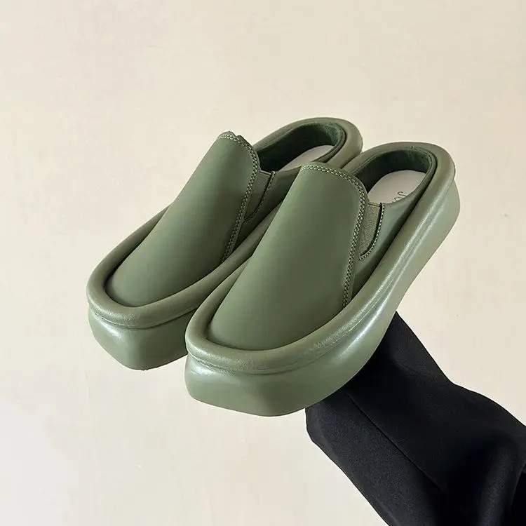 

New Women Summer Slippers Sandals Platform Slippers Ladies Heels Luxury Wedges Slides Beach Casual Thick Mules Female